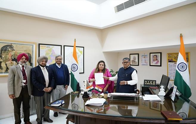 Meeting with Mr Gulab Chand Kataria